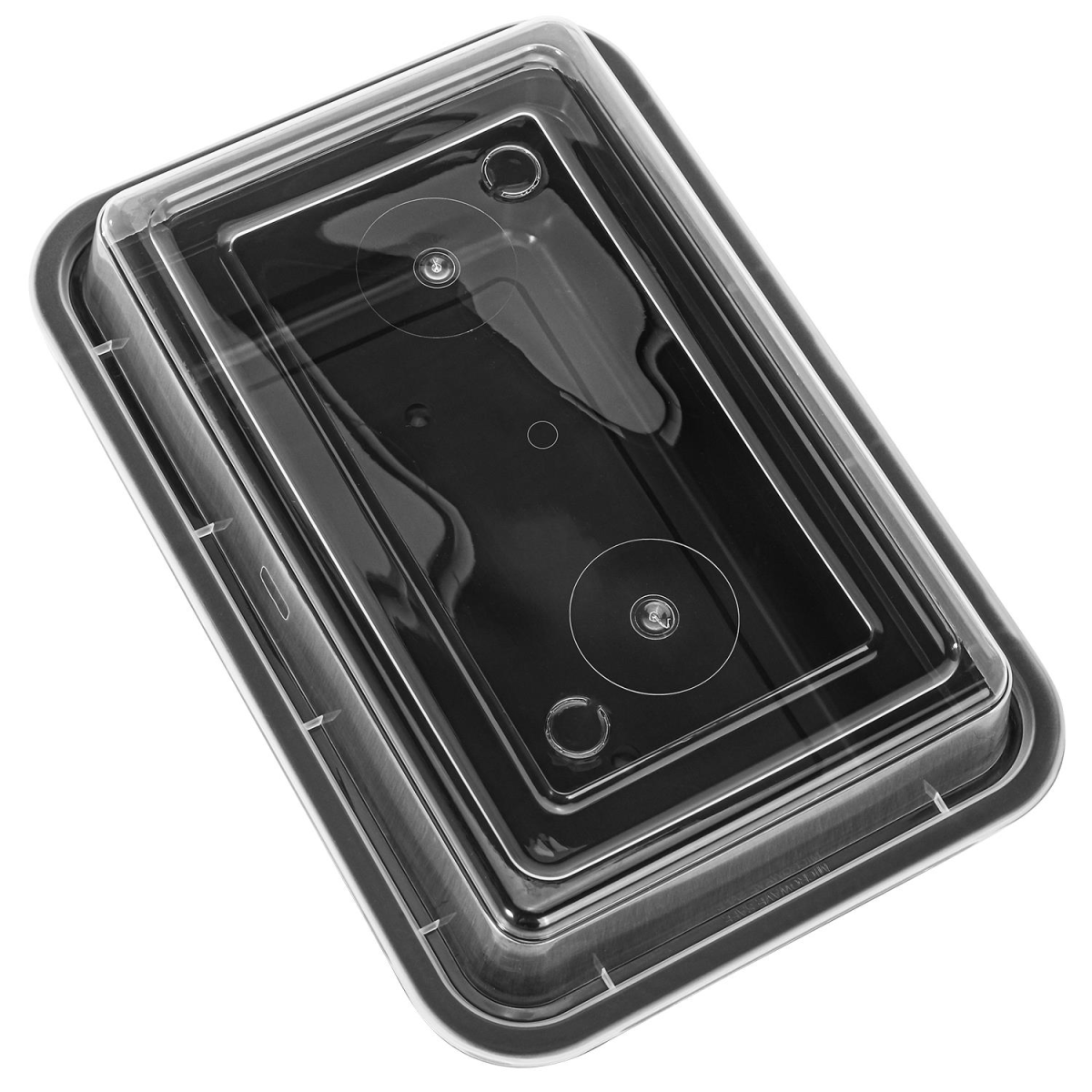 VINSANI 10pk 1 COMPARTMENT MEAL PREP CONTAINERS 1010423