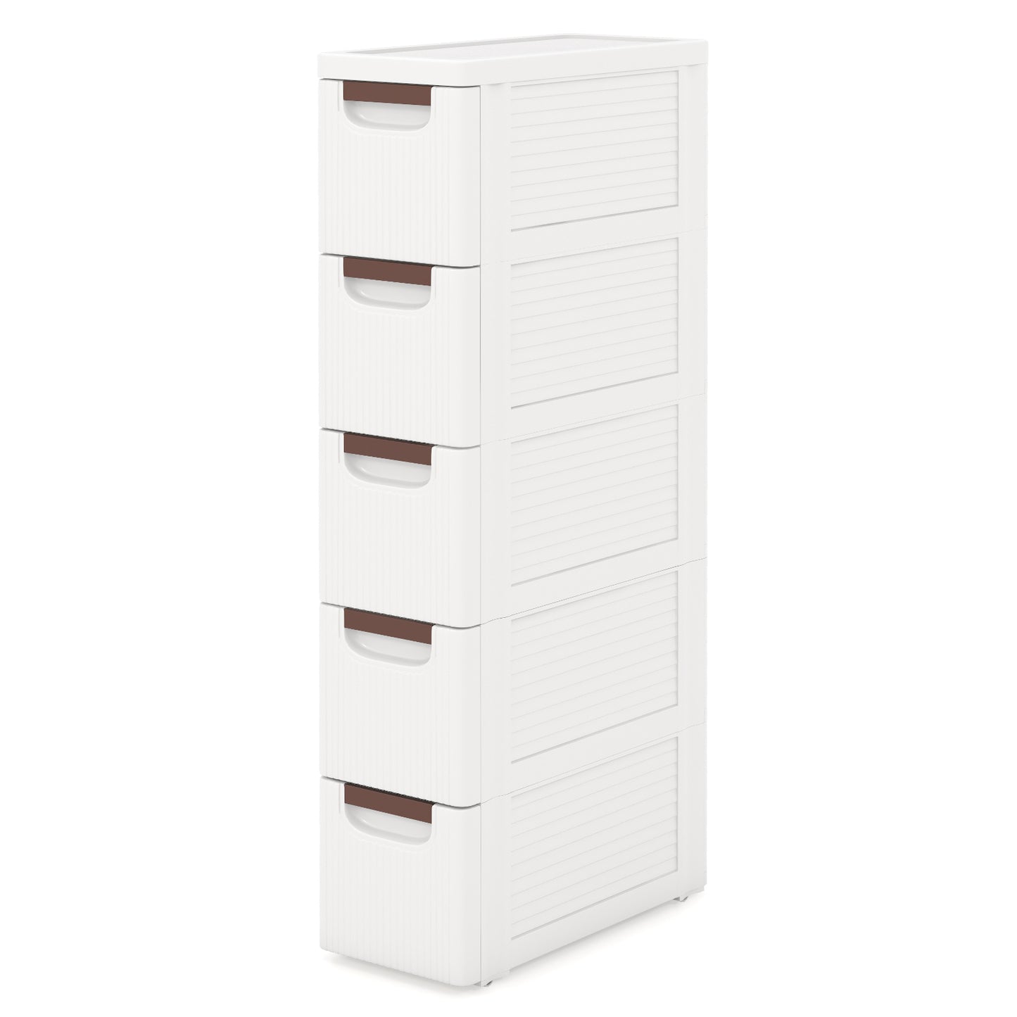 3/4/5/6-Drawer Narrow Storage Cabinet for Small Space-3-Tier
