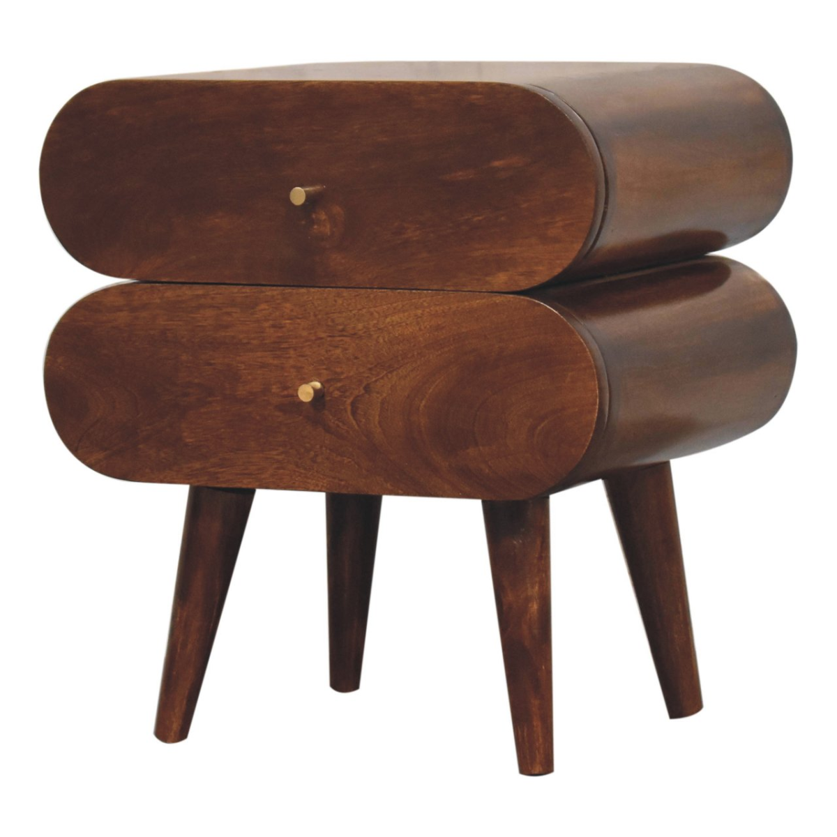 Artisan Furniture Solid Wood Bubble Chestnut Bedside
