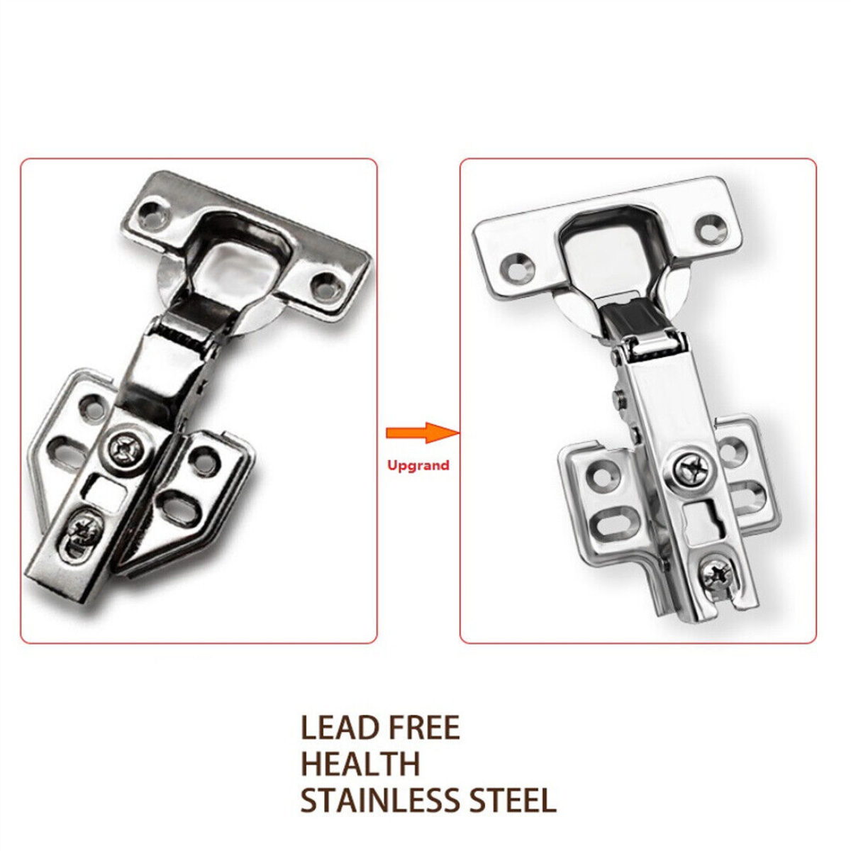 10PCS SOFT CLOSE 35mm KITCHEN CABINET CUPBOARD STANDARD DOOR HINGES NEW