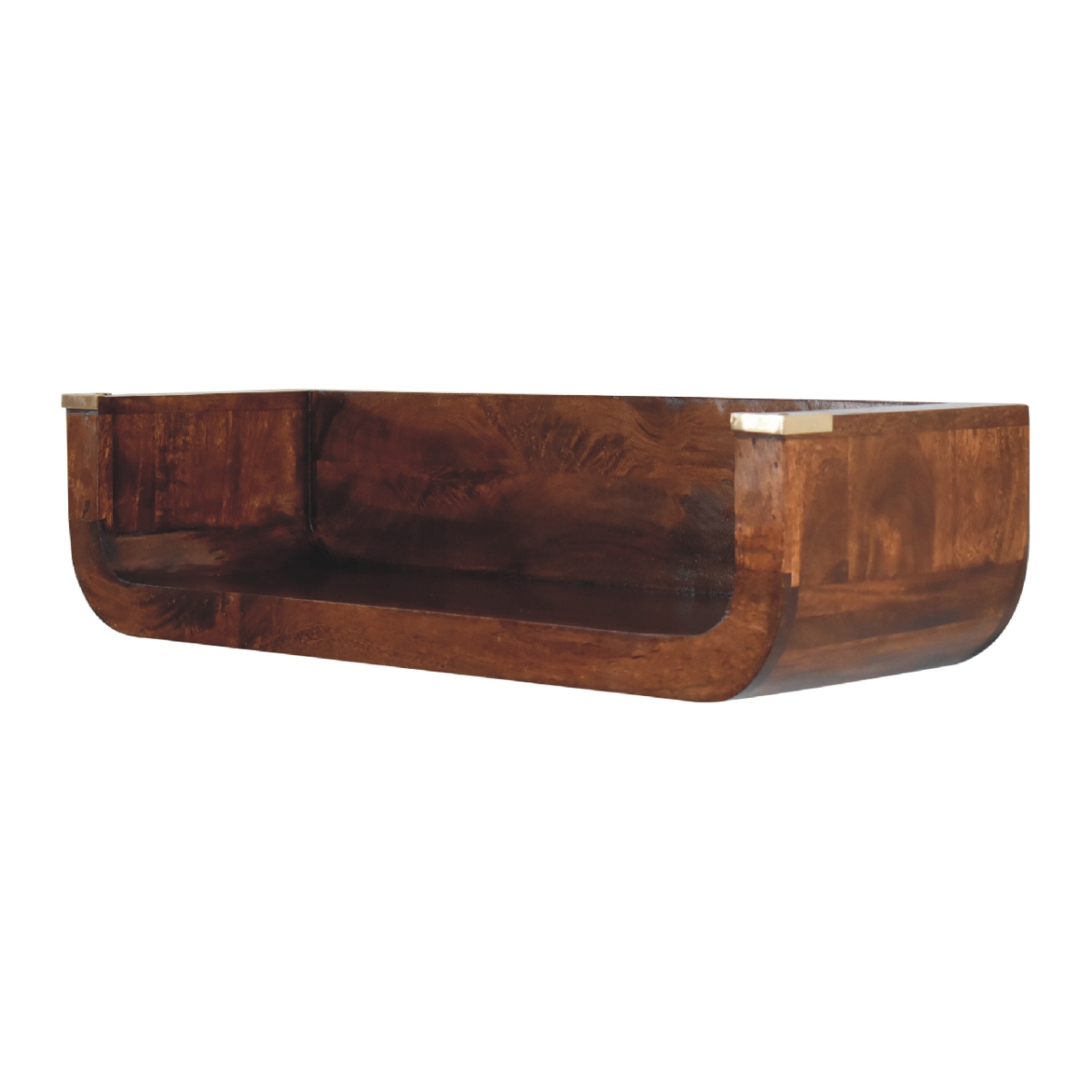 Artisan Furniture Solid Wood Indira Chestnut Floating Console