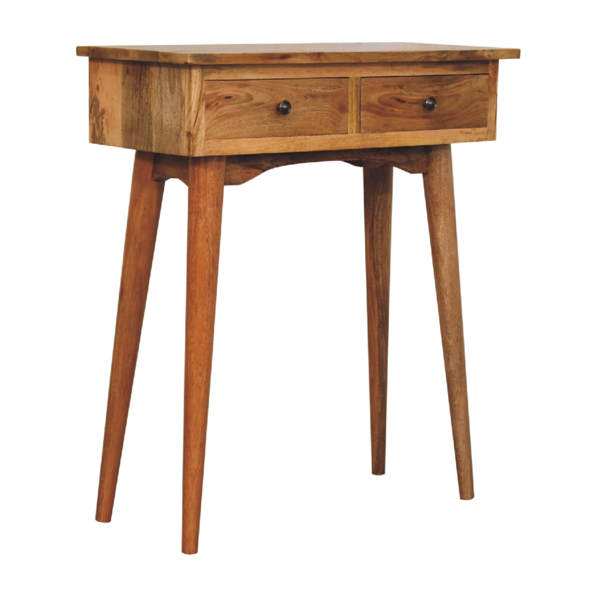 Artisan Furniture Solid Wood Mini Oak-ish Hallway Console Table