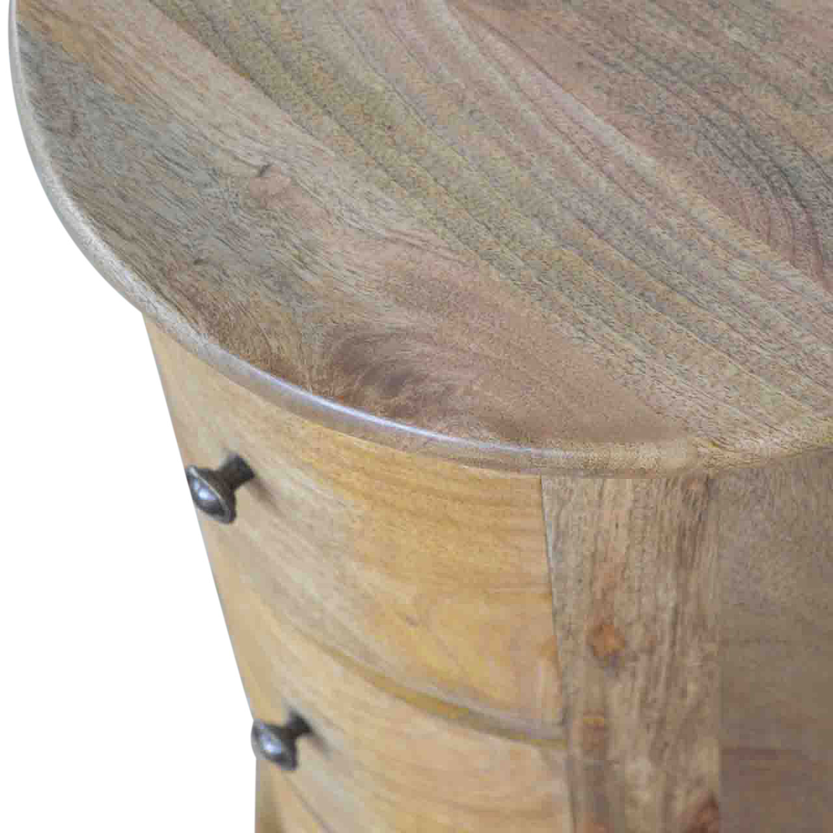 Artisan Furniture Solid Wood 3 Drawer Drum Chest