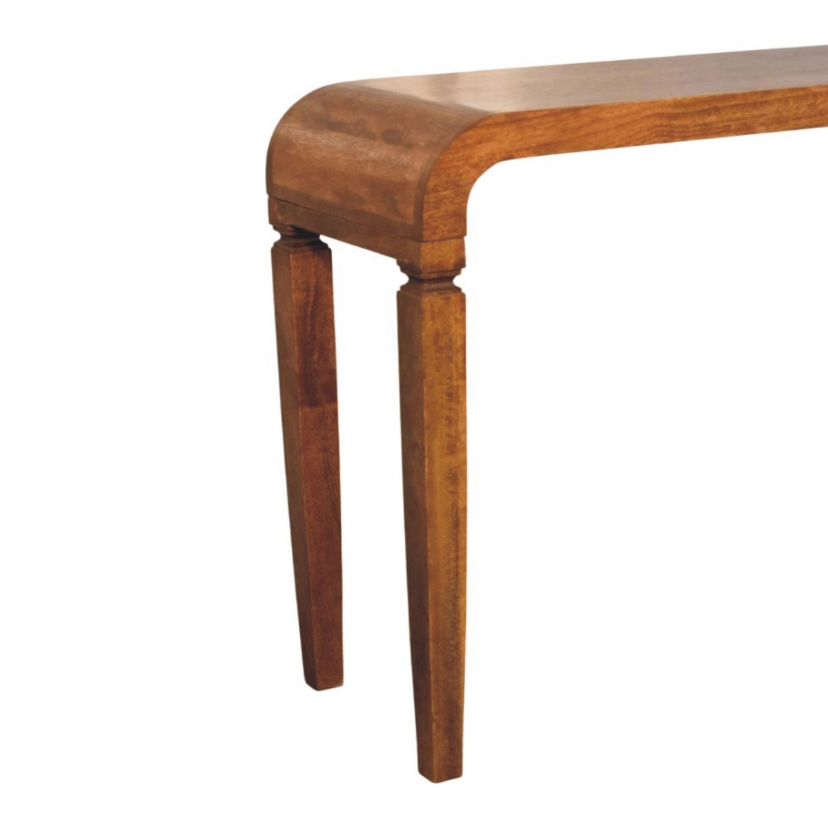 Artisan Furniture Solid Wood Arcus Console Table, Beige