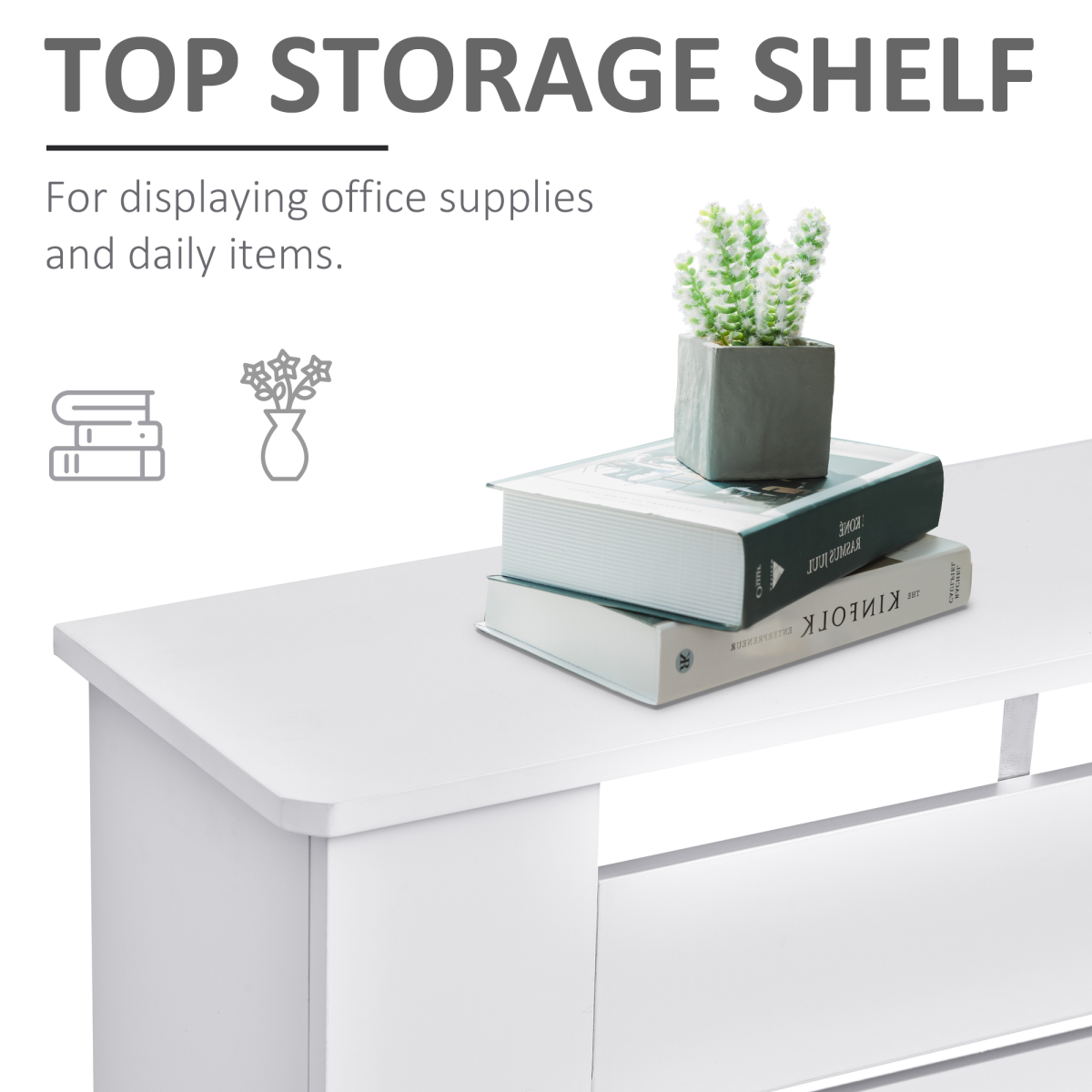 MDF Radiator Cover, 152 cm L-White