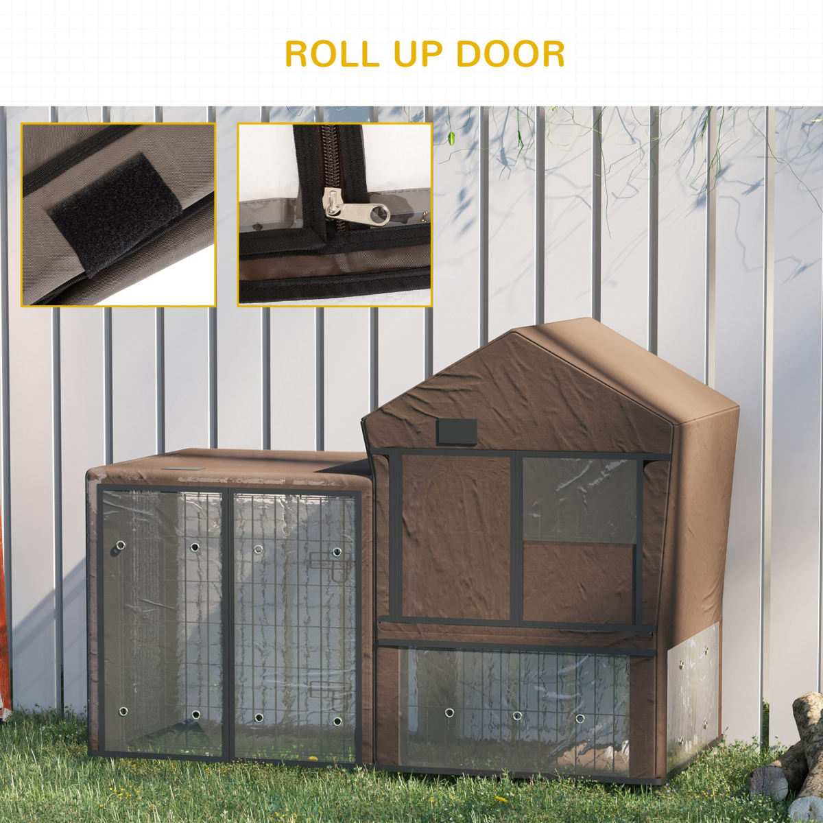 Rabbit Hutch Cover, Bunny Guinea Pig Cage Protector Water-Resistant Cover