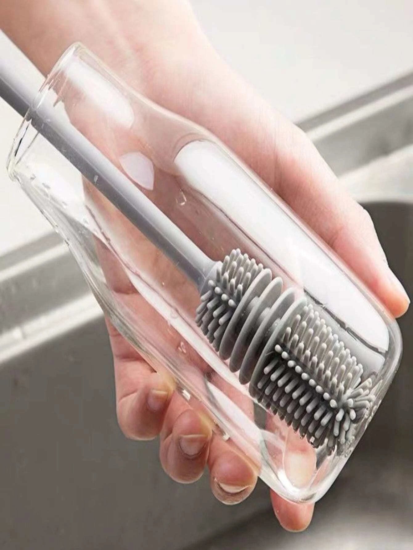 360 Degree Cleaning Power: 1Pc Silicone Cup Brush for Effortless Tea Stain Removal