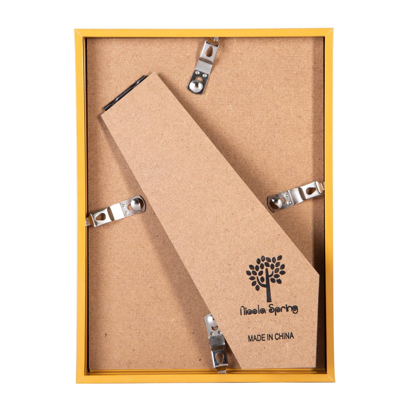 5" x 7" Light Wood 3D Deep Box Photo Frame - with 4" x 6" Mount