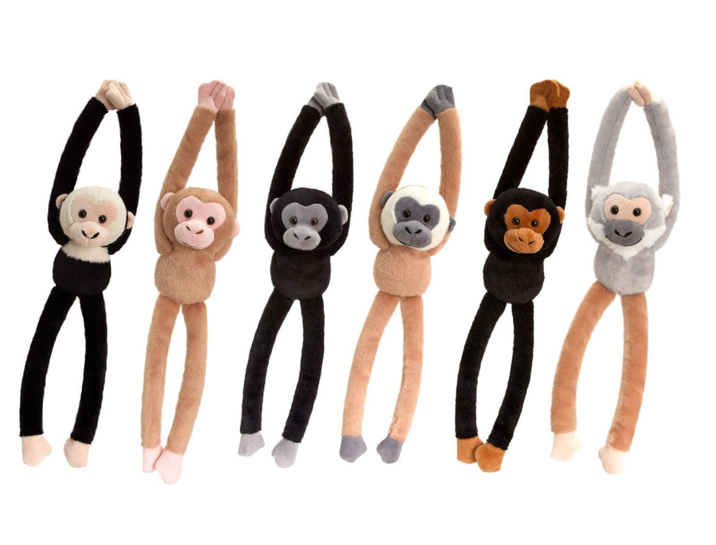 Keel Toys chattering   Hanging Monkey With Sound 46cm 6 Designs one supplied