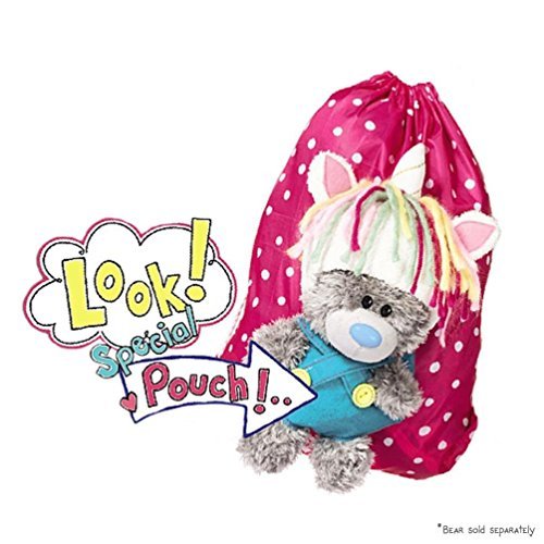 Me to You My Dinky Bear Pink Spotted Drawstring Bag