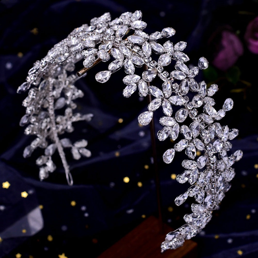 Handmade Pearl & Rhinestone Bridal Headband