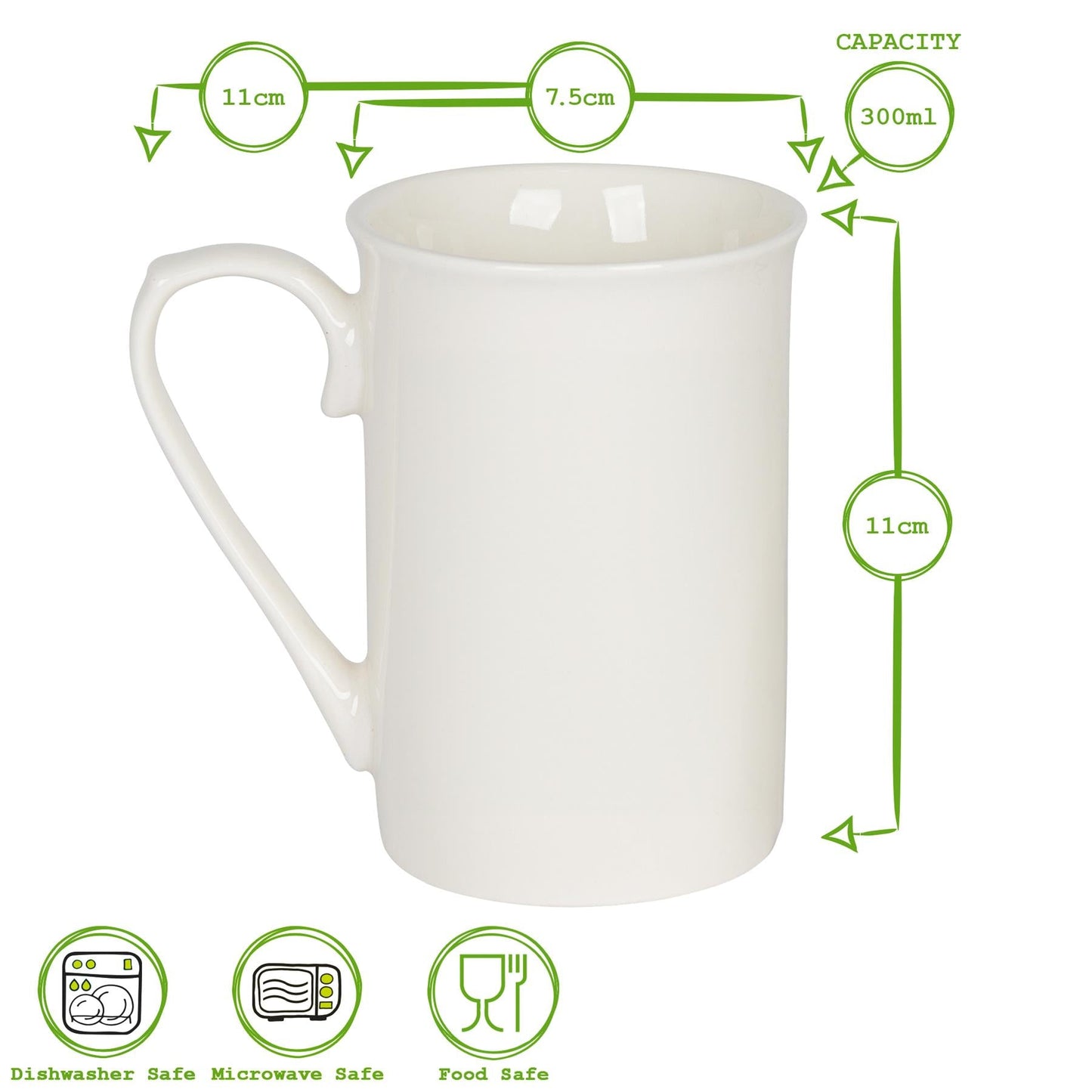 40th Anniversary New Bone China Mug Set - 300ml