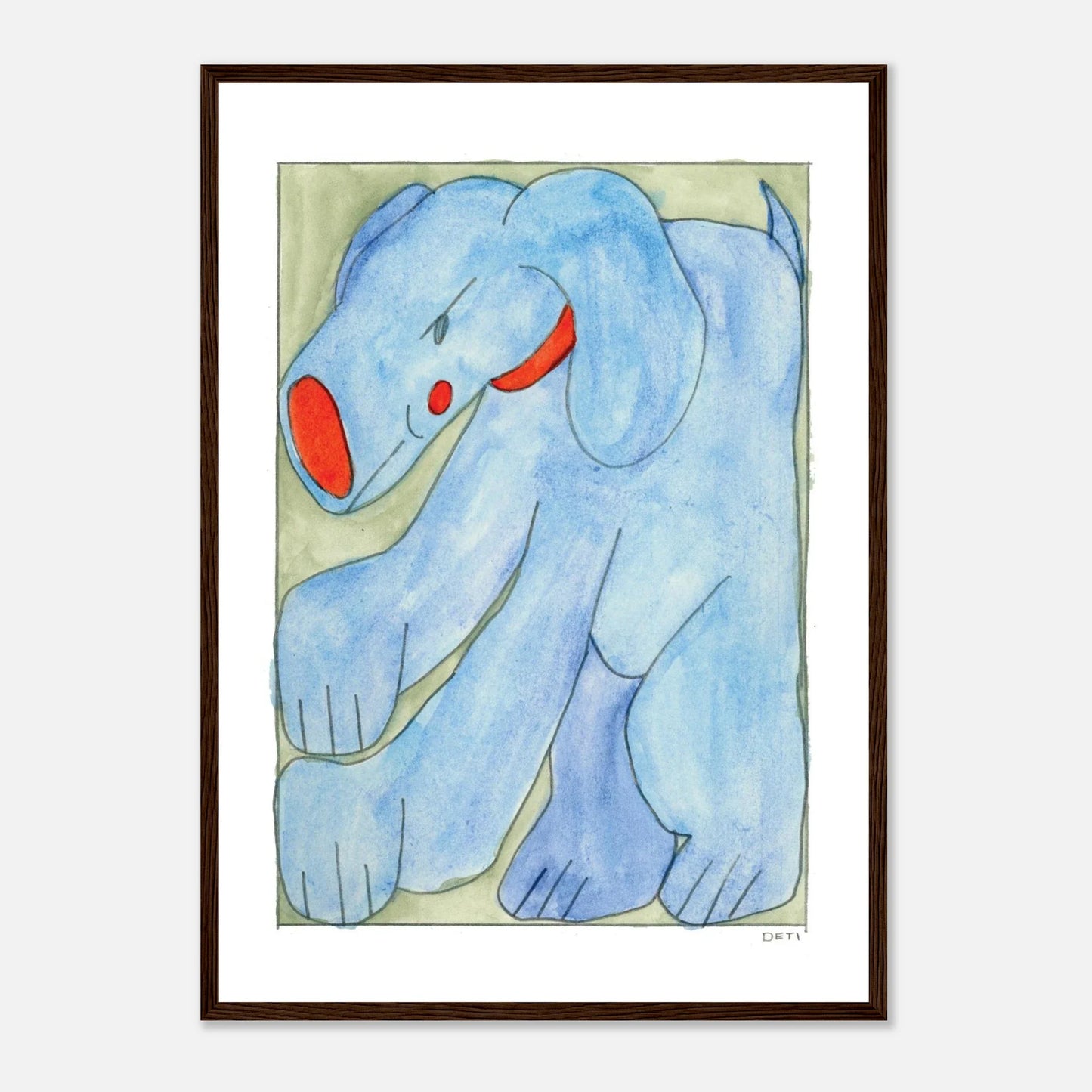 Hayley Deti - 'Boog 2 (Mischief)' Framed Print