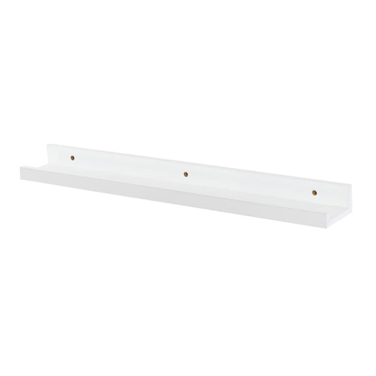 57cm White Floating Picture Ledge Shelf