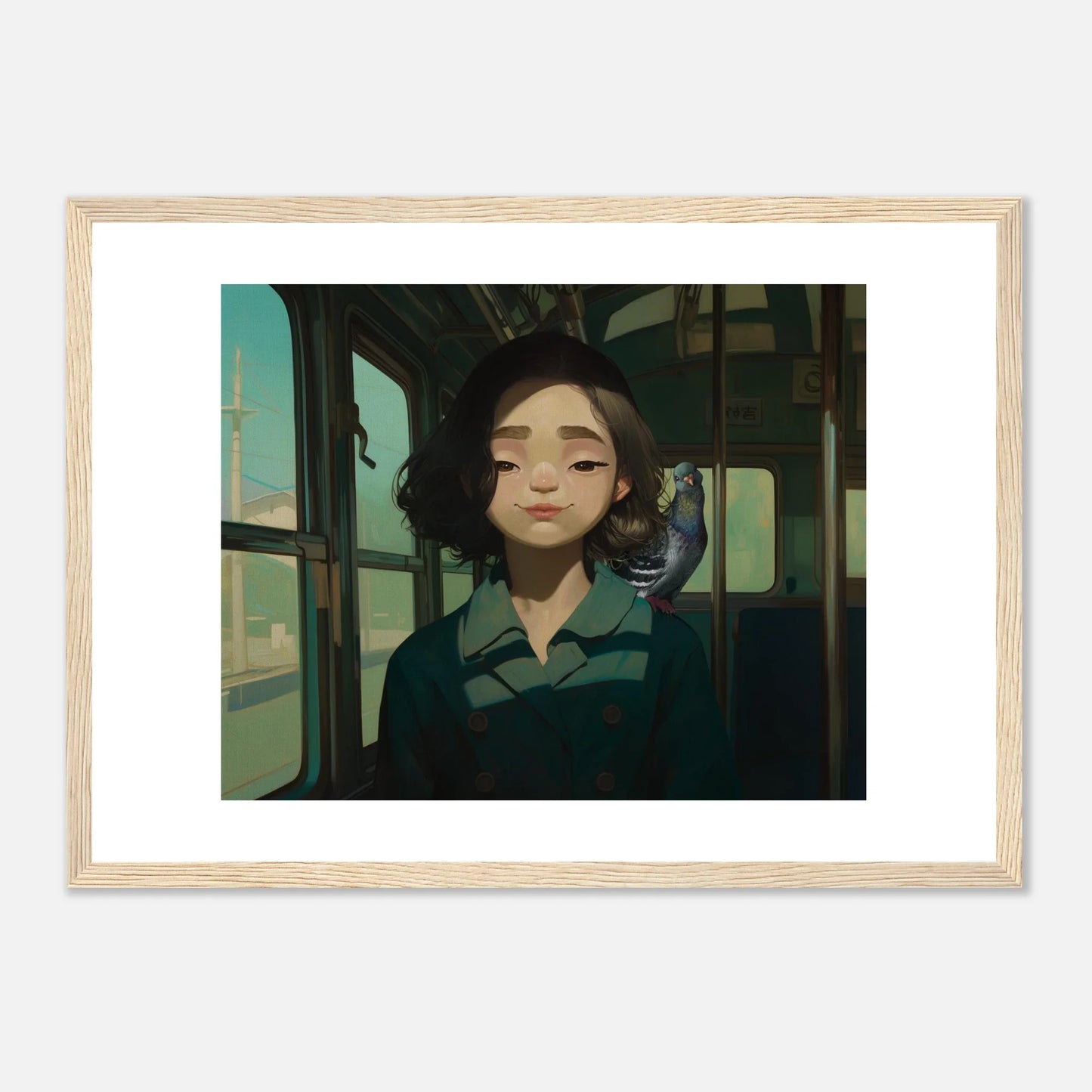 Bebe Wahyu - 'Joyful Journey' Framed Print