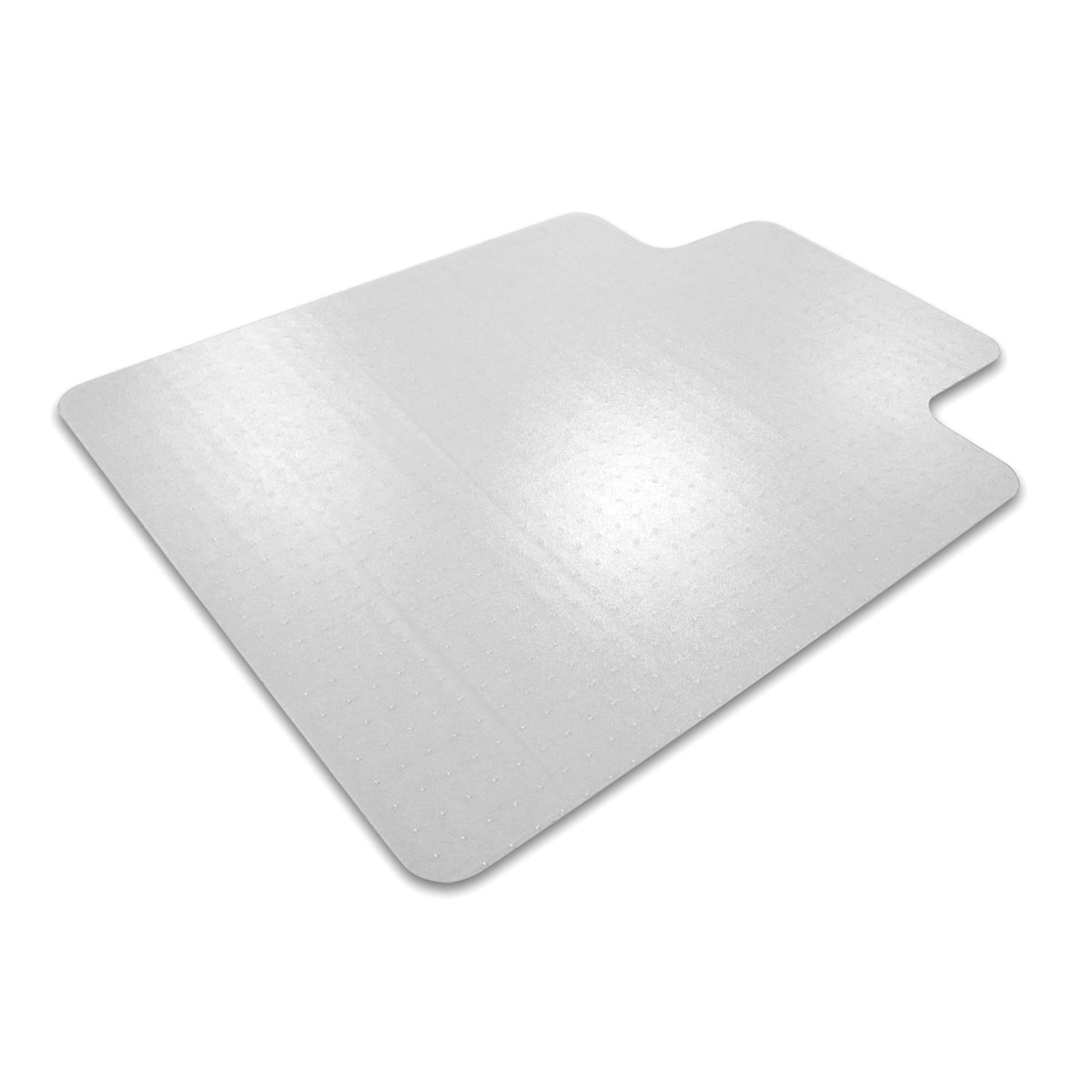 Advantagemat PVC Chair Mat for Hard Floors. Rectangular with Lip - 90 x 120cm