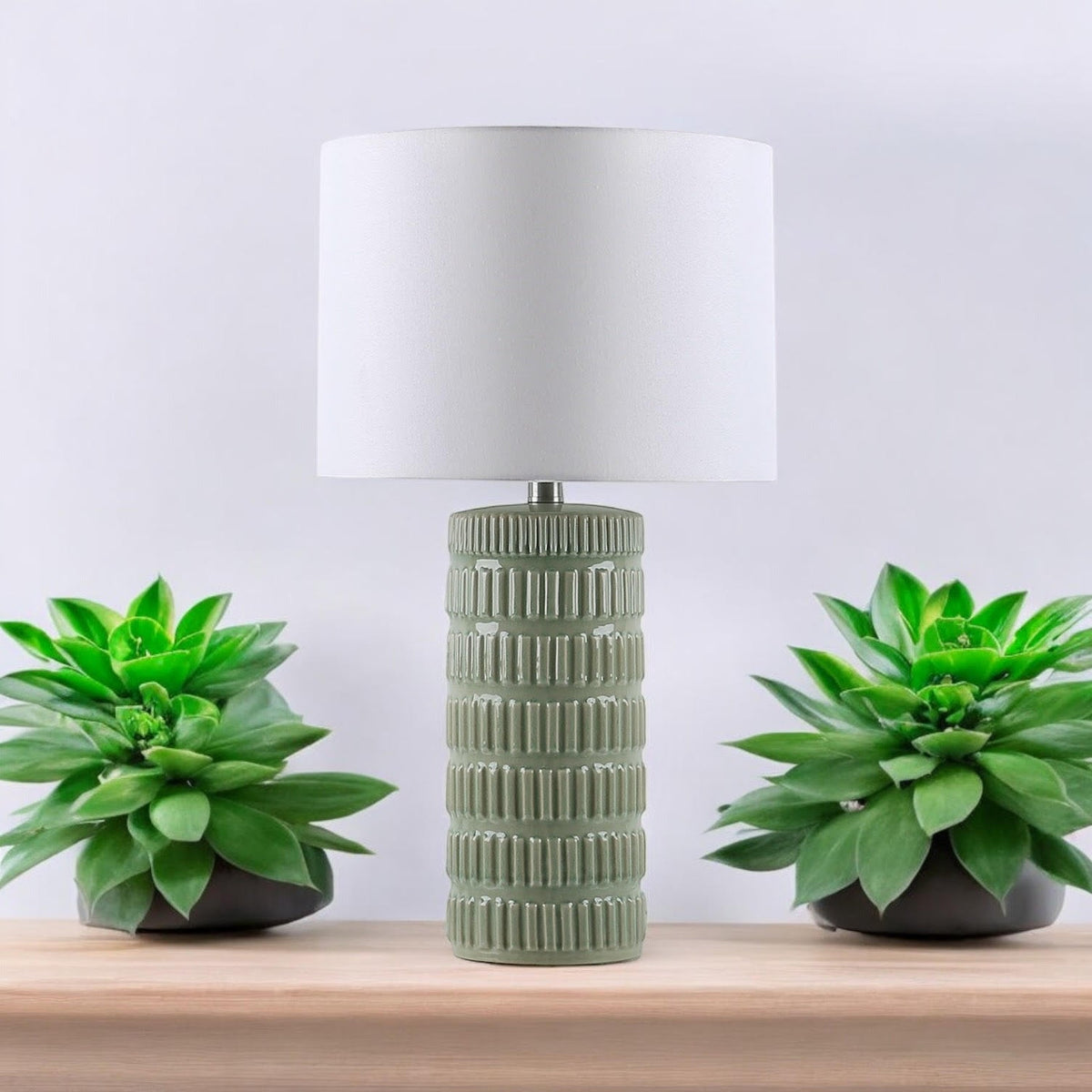 43CM LAMP AND SHADE