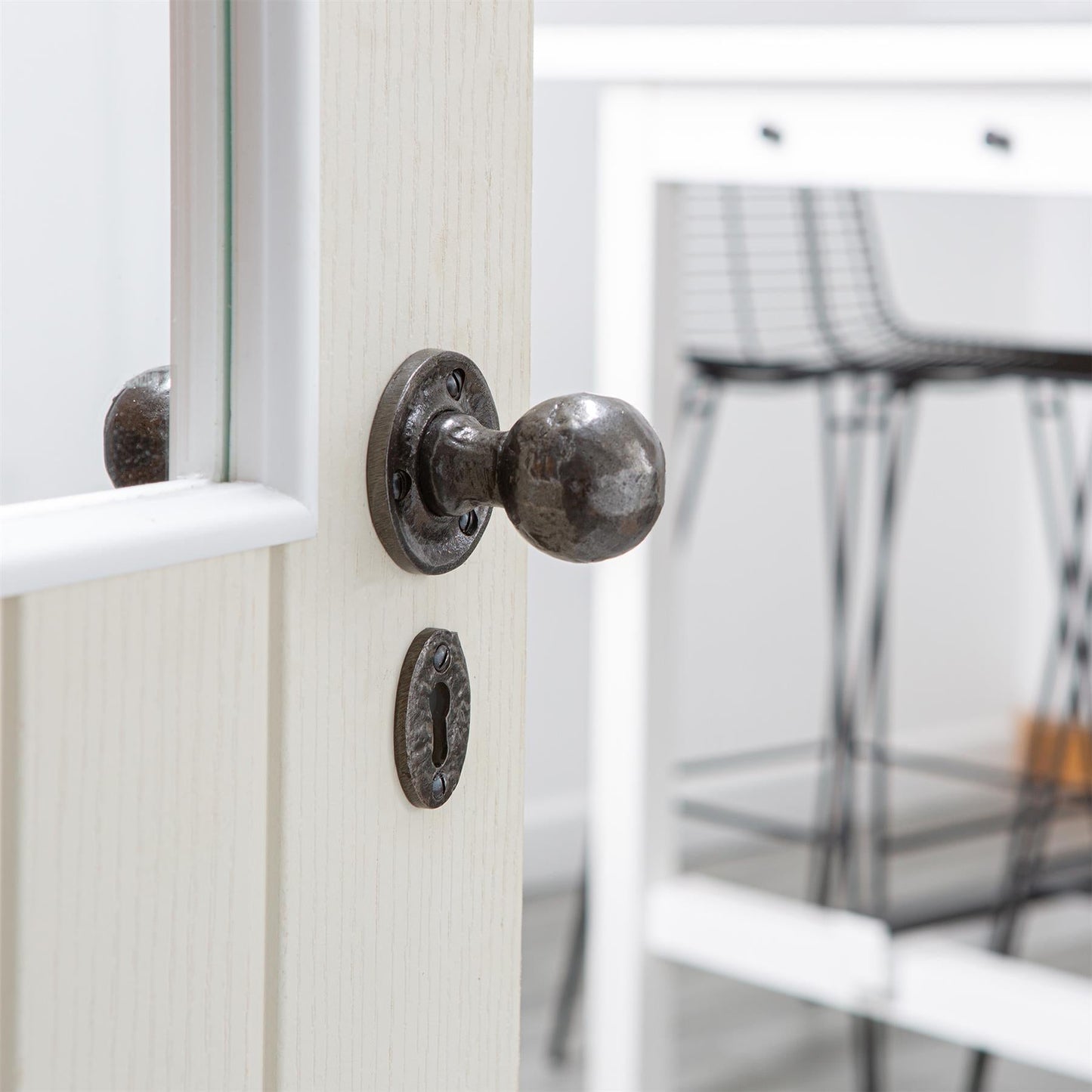 60mm Round Rim & Mortice Door Knob