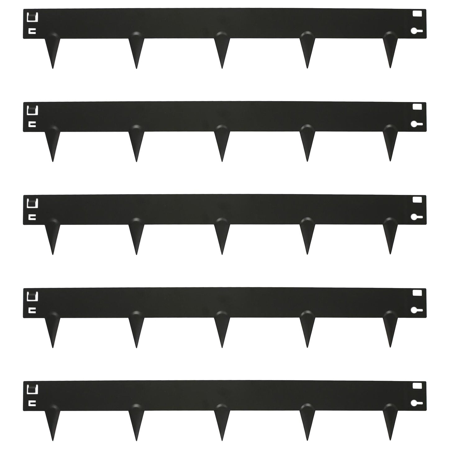 5pc Steel Lawn Edging Set - 5m x 8cm