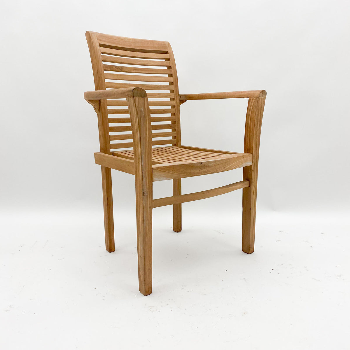 96CM STACKING SCROLL BACK CHAIR