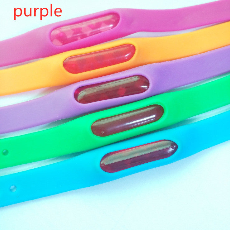 Plant Essential Oil Mosquito Repellent Silicone Bracelet