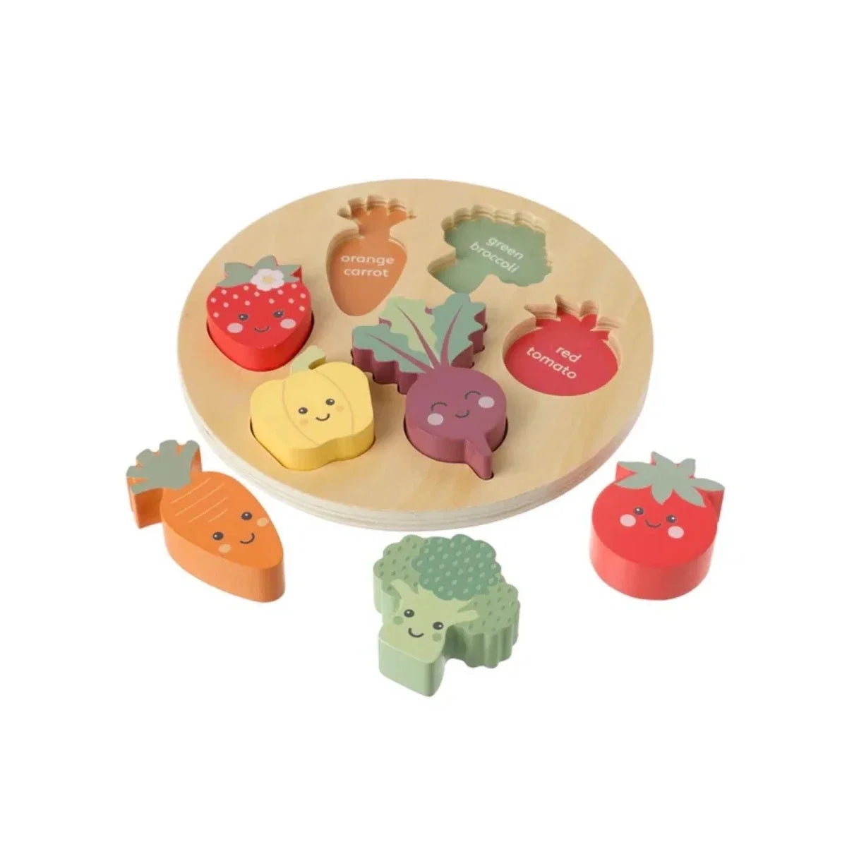 Orange Tree Toys Happy Veggies Puzzles