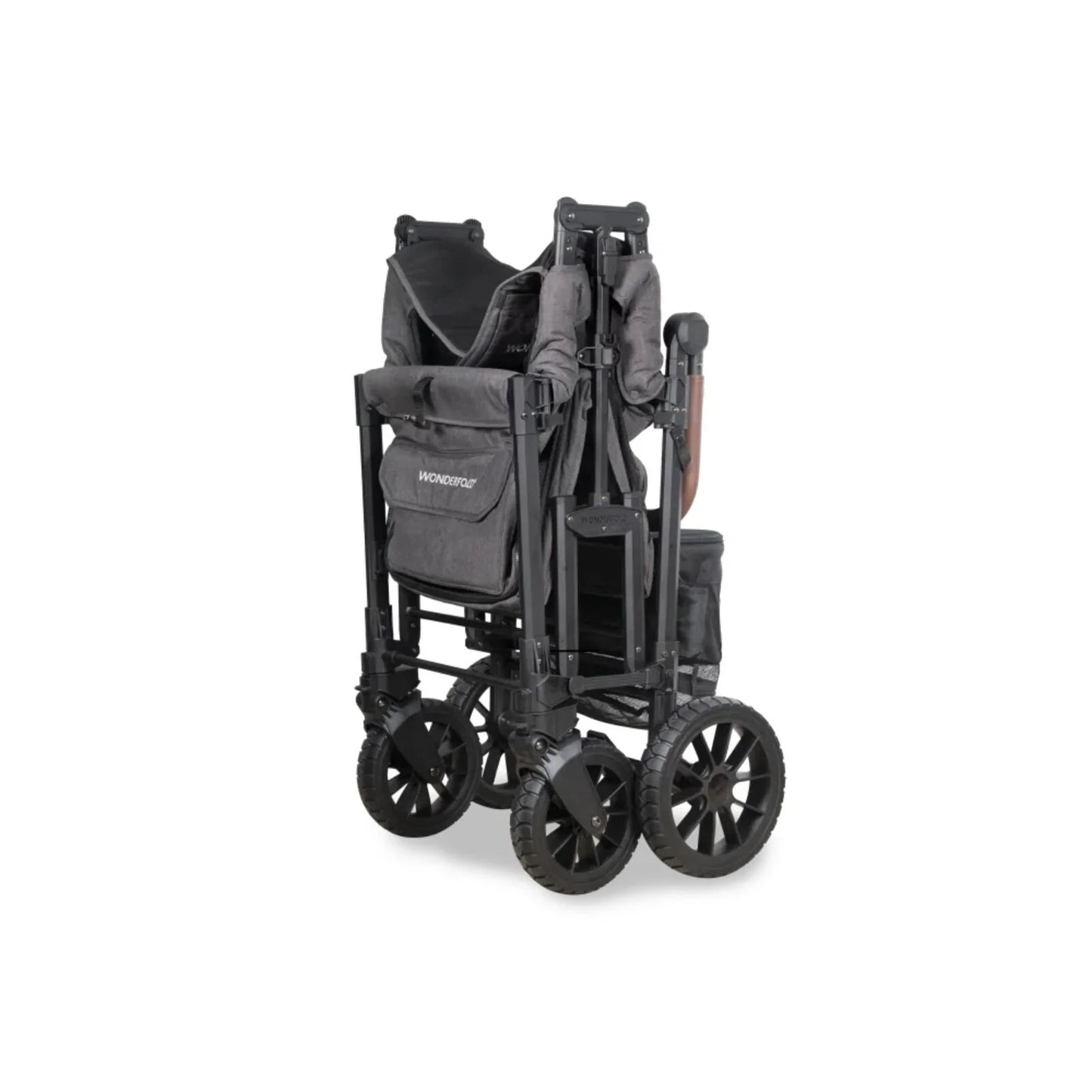 Wonderfold W2 Luxe Pro Stroller Wagon - Charcoal Grey