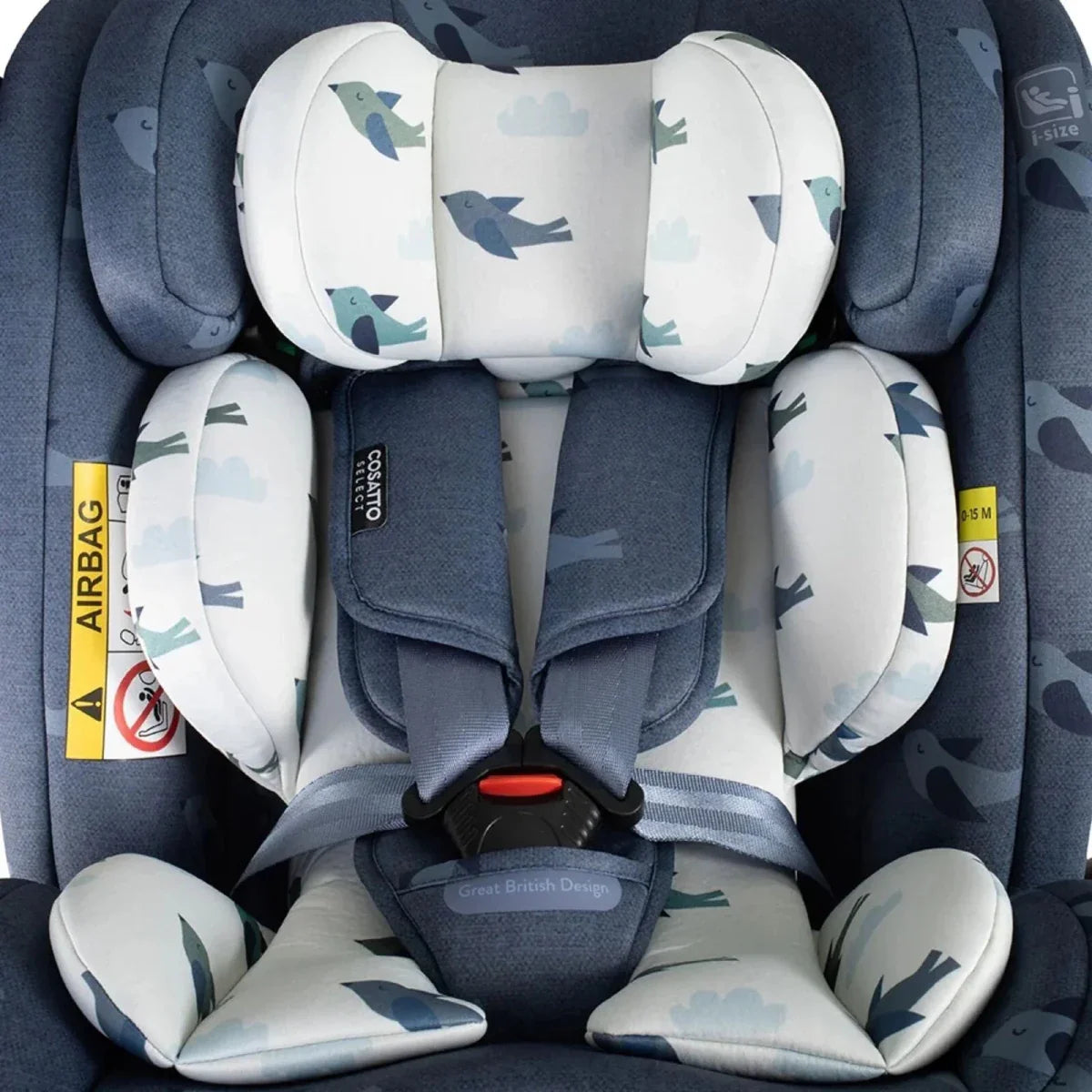 Cosatto Get Set Grow Plus i-Size Group 0+/1/2/3 360 Car Seat - Skylark