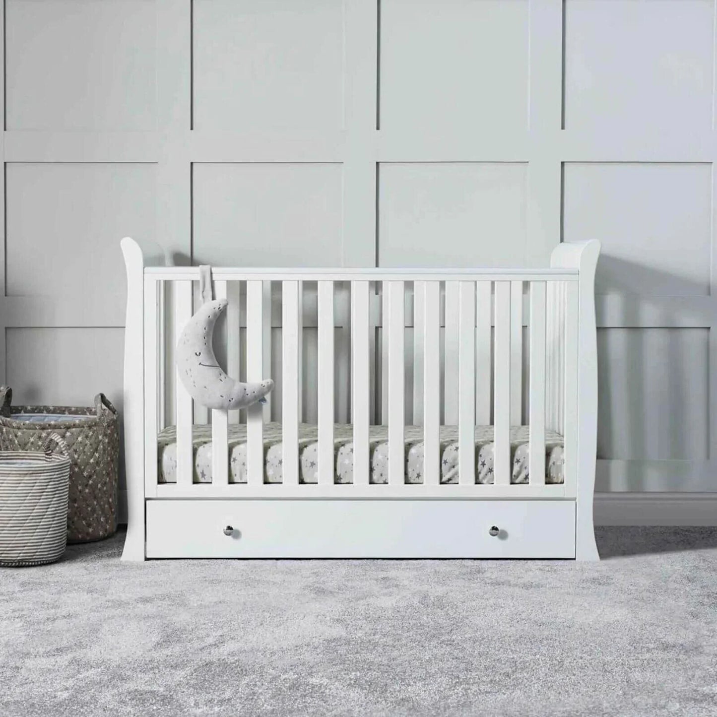 Ickle Bubba Snowdon 4-in-1 Mini Furniture Set Premium Pocket Sprung Mattress 2 pcs - White