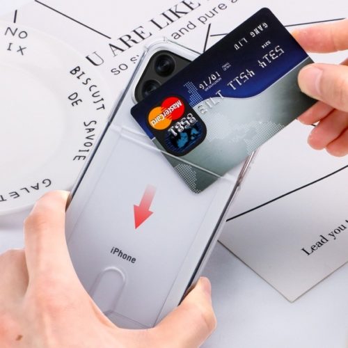 Soft TPU Clear Case With Card Slot - For iPhone 11 Pro