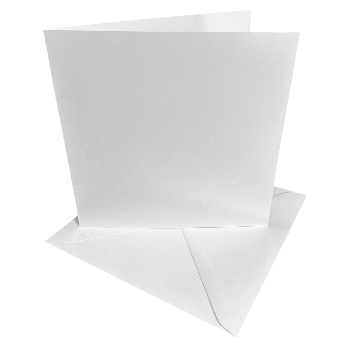 50 Pack - 5x5 White Card Blanks & Envelopes - 300gsm