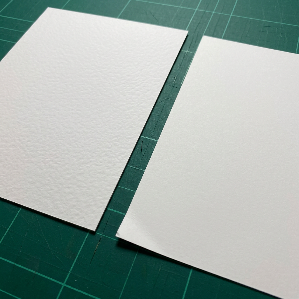 5x7 Hammered White Card Stock (177mmx127mm) 255gsm - Stella Weds®