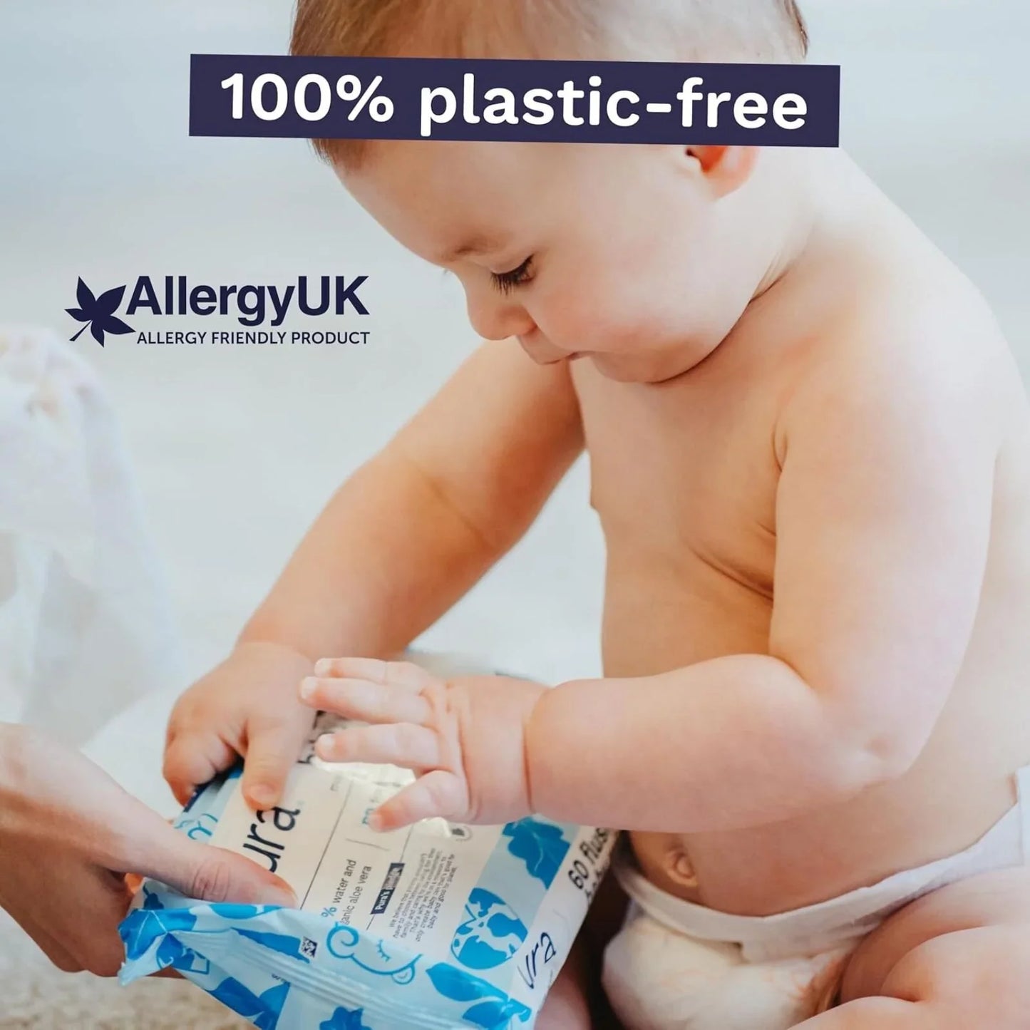 Pura Baby Wipes Flushable 3x60 pcs