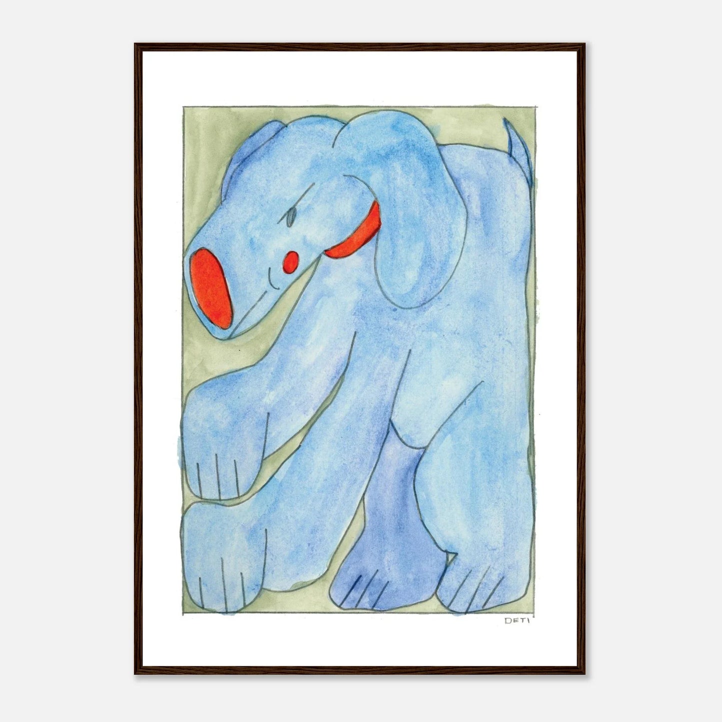Hayley Deti - 'Boog 2 (Mischief)' Framed Print