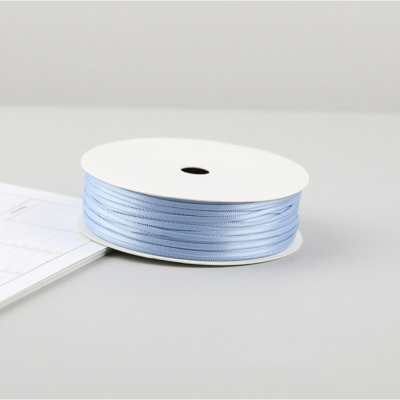 2mm Silk Ribbon Balloon Ribbon Rope Double-sided Diy Packaging