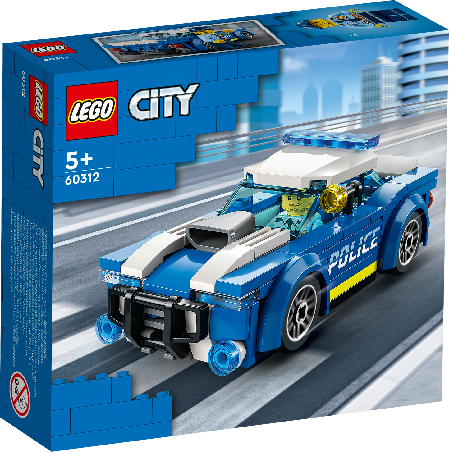Lego City 60312 Police Car Buildable Toy Playset for Ages 5 and Up