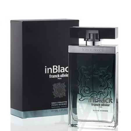 Franck Olivier In Black Eau de Toilette 75ml Spray Men's Fragrance