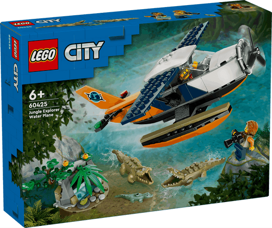 Lego City 60425 Jungle Explorer Water Plane Playset for Ages 6 and Up