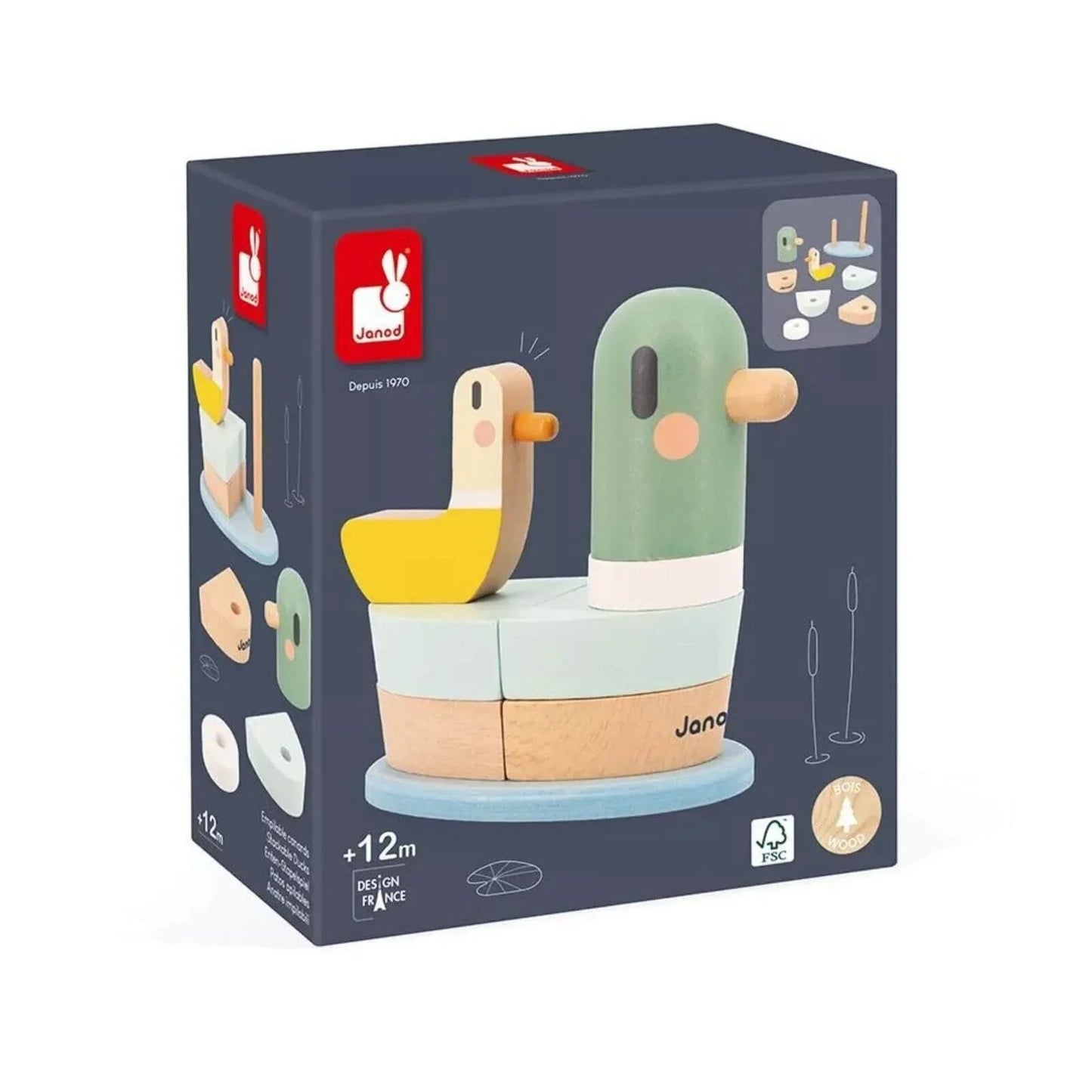 Janod Stackable Ducks Sweet Cocoon