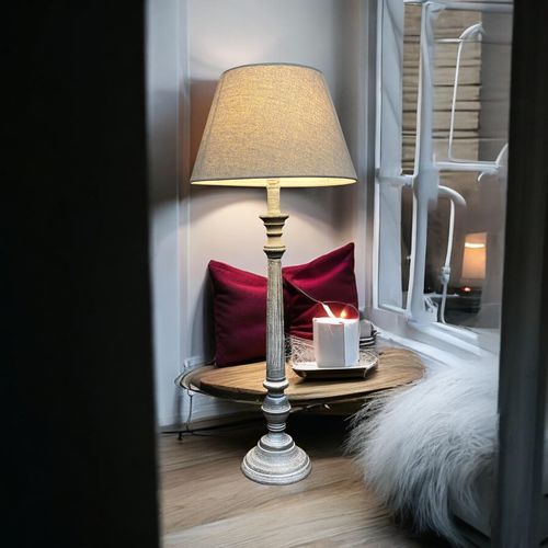 60CM TRADITIONAL LAMP AND SHADE
