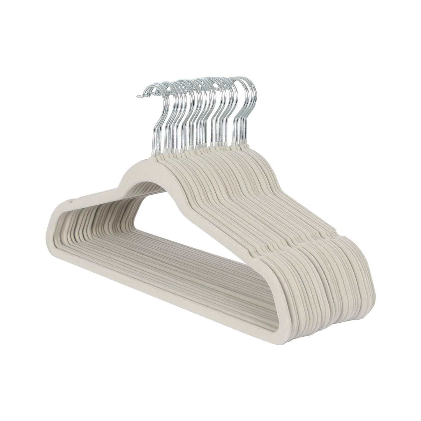 Non-Slip Velvet Hangers - 45cm - Pack of 25