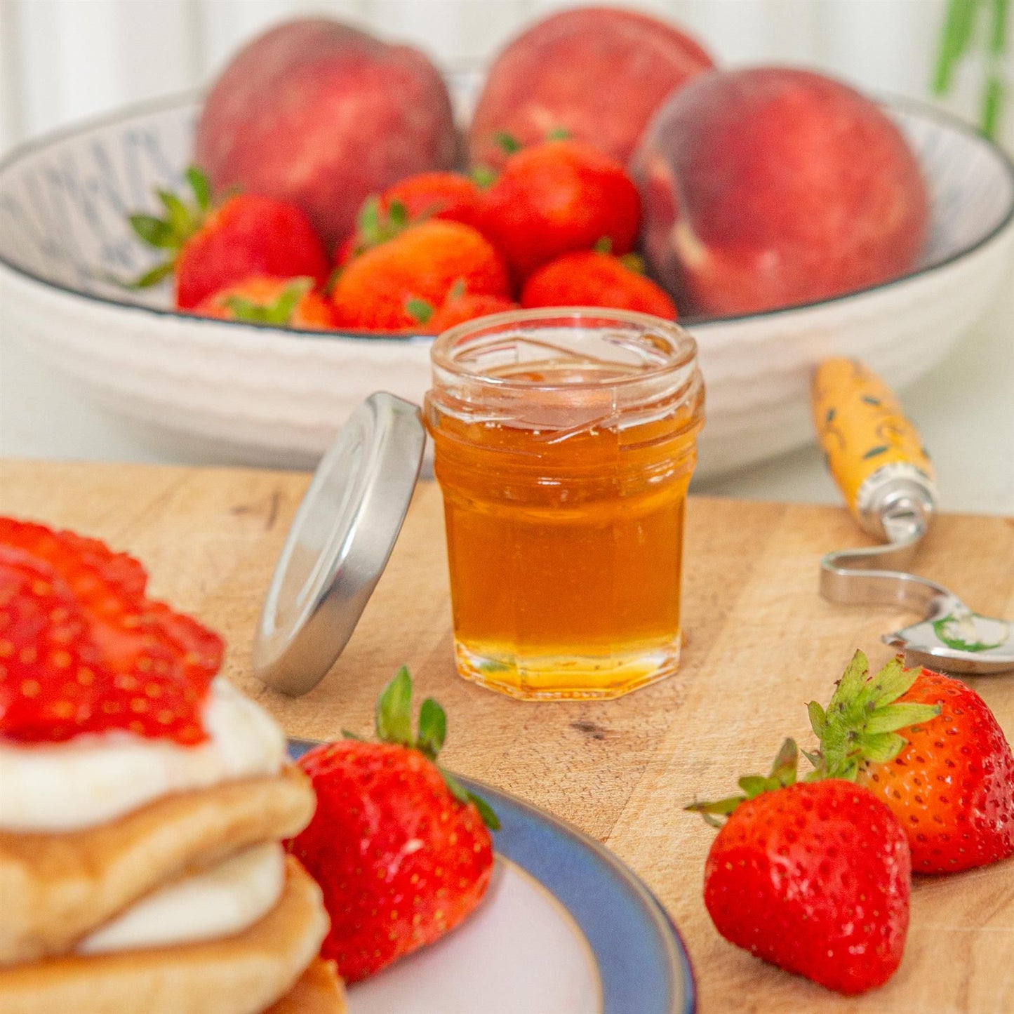 30ml Glass Jam Jars with Lids - Pack of 6