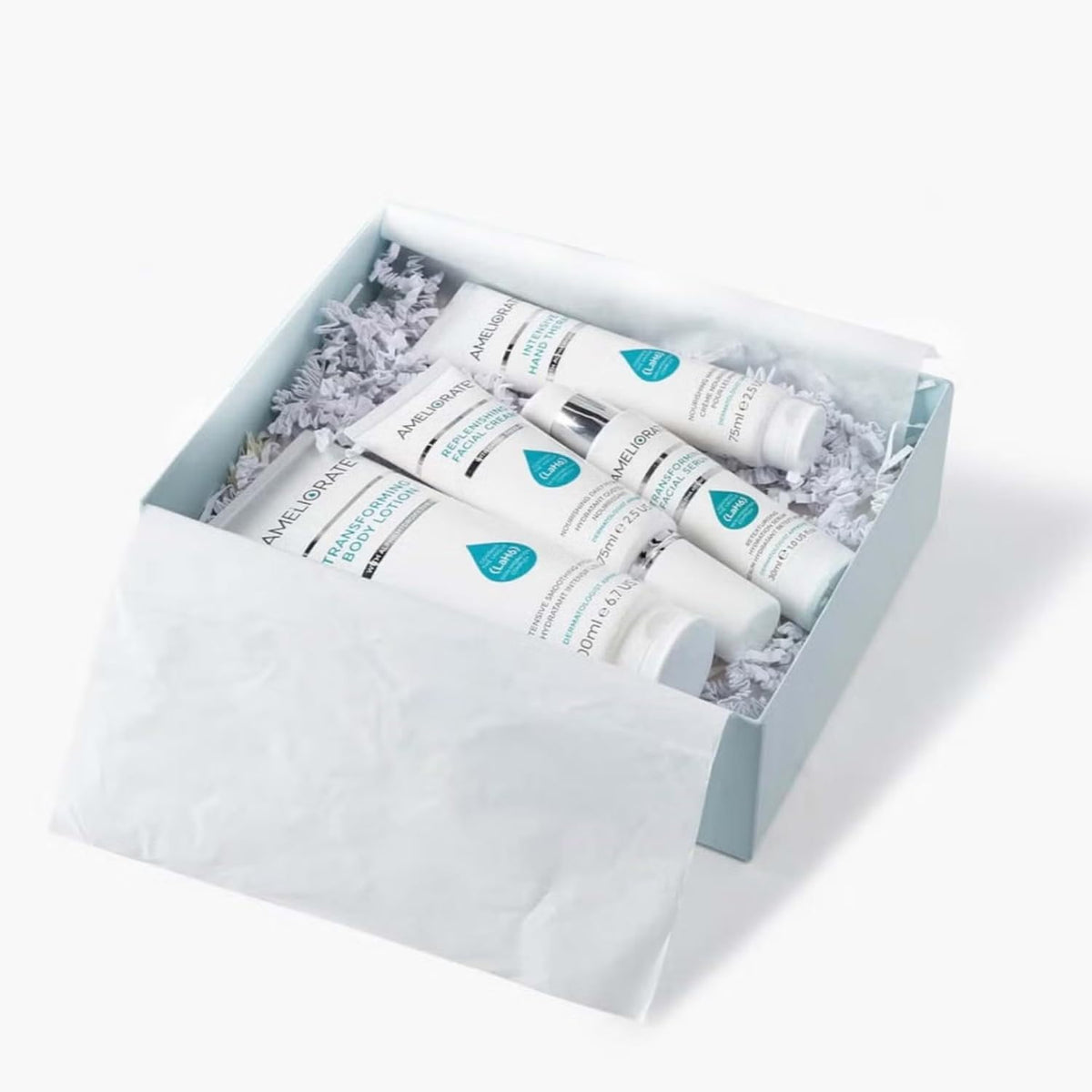 AMELIORATE Skin Solutions Box | Worth ?85 | Includes Facial Serum, Facial Cream, Hand Therapy & Body Lotion | Dermatologically Tested | Menopause