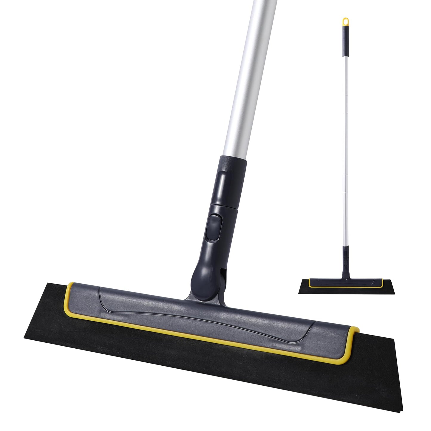 Yocada Floor Squeegee 51in Broom Perfect for Shower Bathroom Kitchen Home Tile Pet Hair Fur Floor Marble Glass Window Water Foam Cleaning Long
