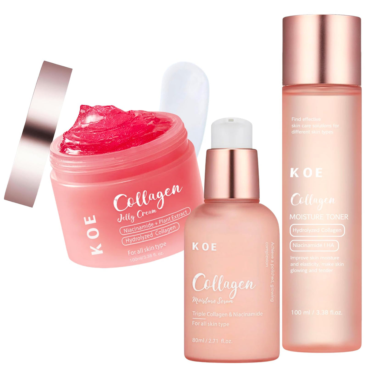 Collagen Jelly Face Cream Set