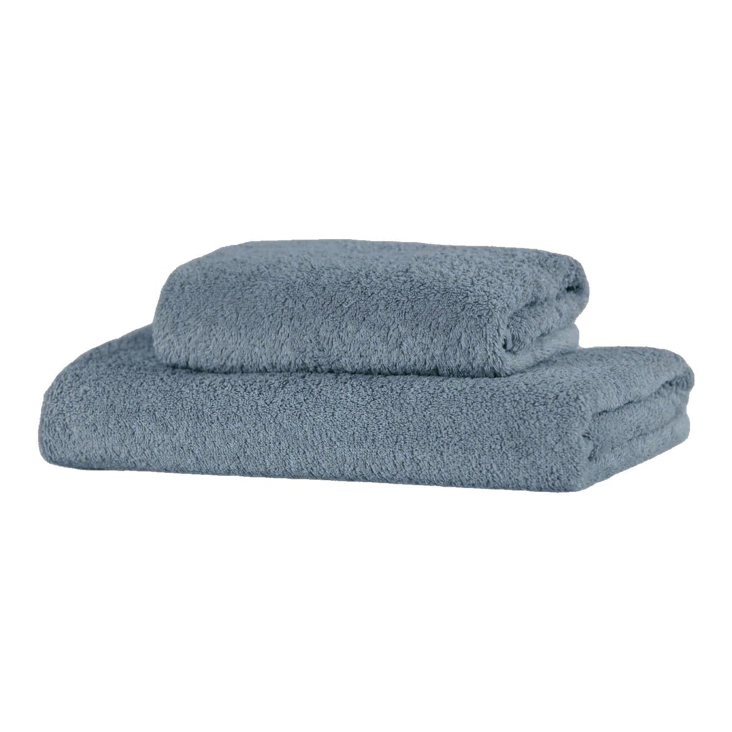 Giovanni Dolcinotti MADE IN ITALY Set of 2 Bath Towels 450 gsm Cotton Terry Towels, 110 x 60 cm + 60 x 40 cm, Soft to the Touch, Made in Italy