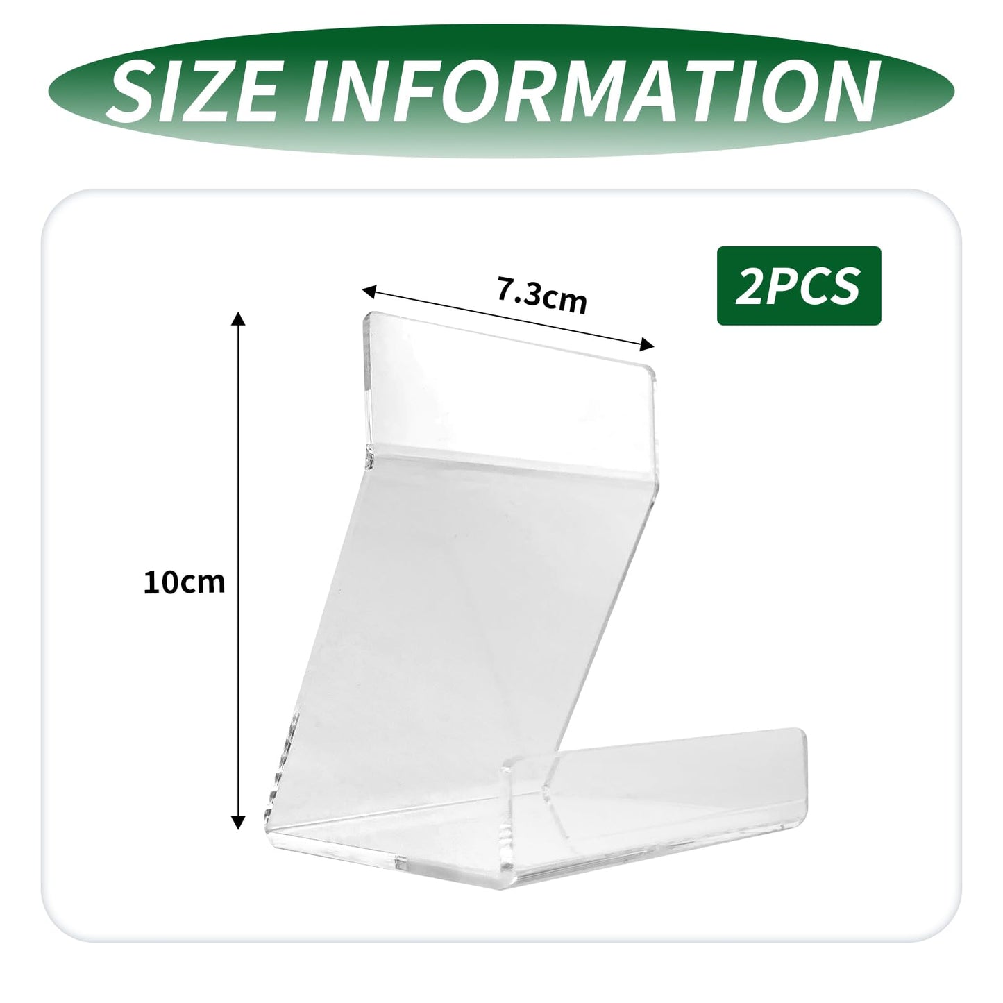 jinminamz Vinyl Mobile Holder, Storage Holder, Acrylic Vinyl Record Holder, Vinyl Display Stand, CD Holder Suitable for Discs, Books, Photo Frames
