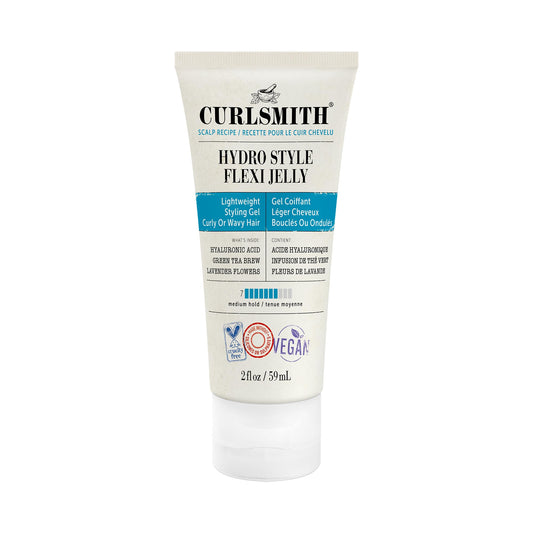 Curlsmith - Hydro Style Flexi-Jelly - Vegan Defining Gel for Wavy, Curly or Coily Hair (59ml)