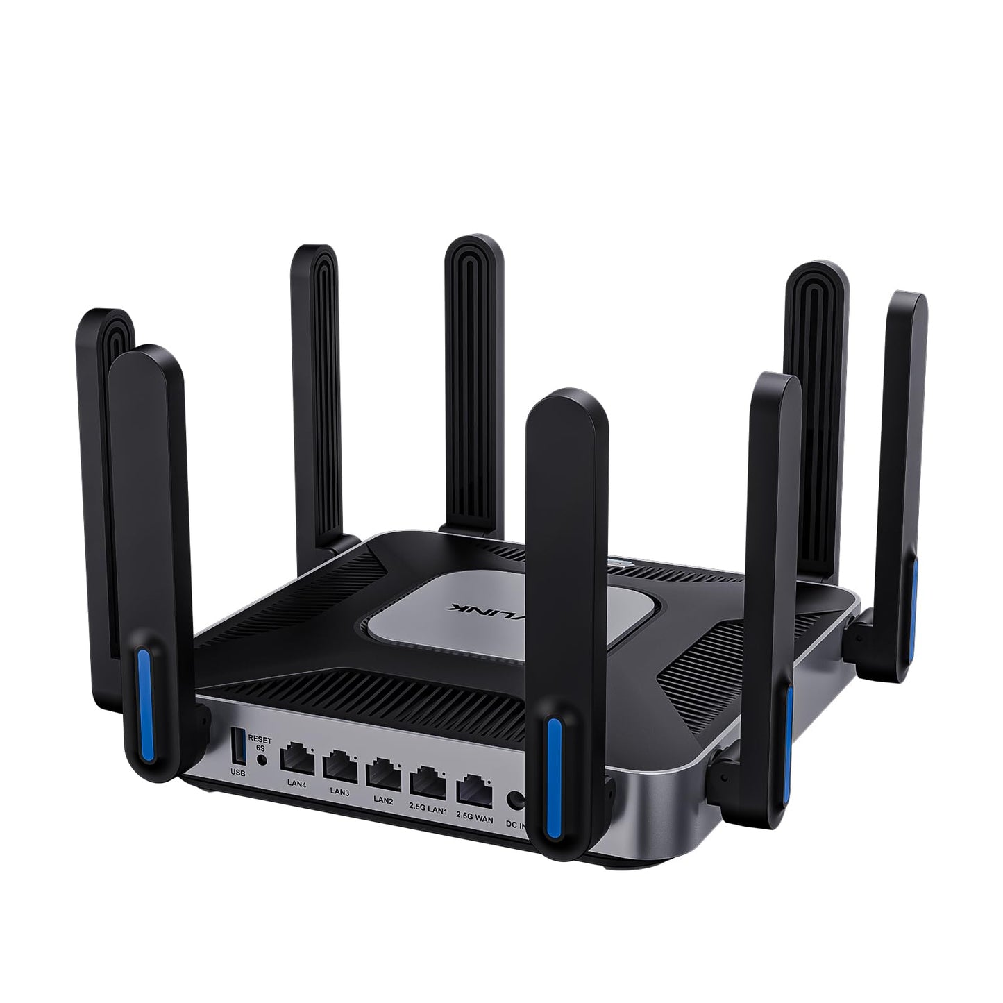 WAVLINK AX6000 WiFi 6 Router, 5950 Mbps Dual Band Wireless Gaming Router, 5GHz/4803Mbps + 2.4GHz/1147Mbps, 8x5dBi Antennas, MU-MIMO, Beamforming, 2.5G