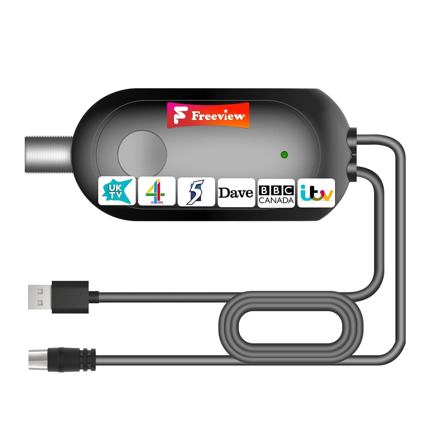 2025 TV Aerial Booster Amplifier ? High-Gain Signal Booster for Freeview HD, Reduces Pixelation & Improves Weak Reception, Low-Noise USB Powered TV